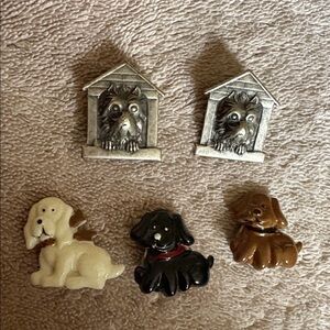 For Over BUTTONS!  Dog-Themed “Clamp On” For ALL Buttons.